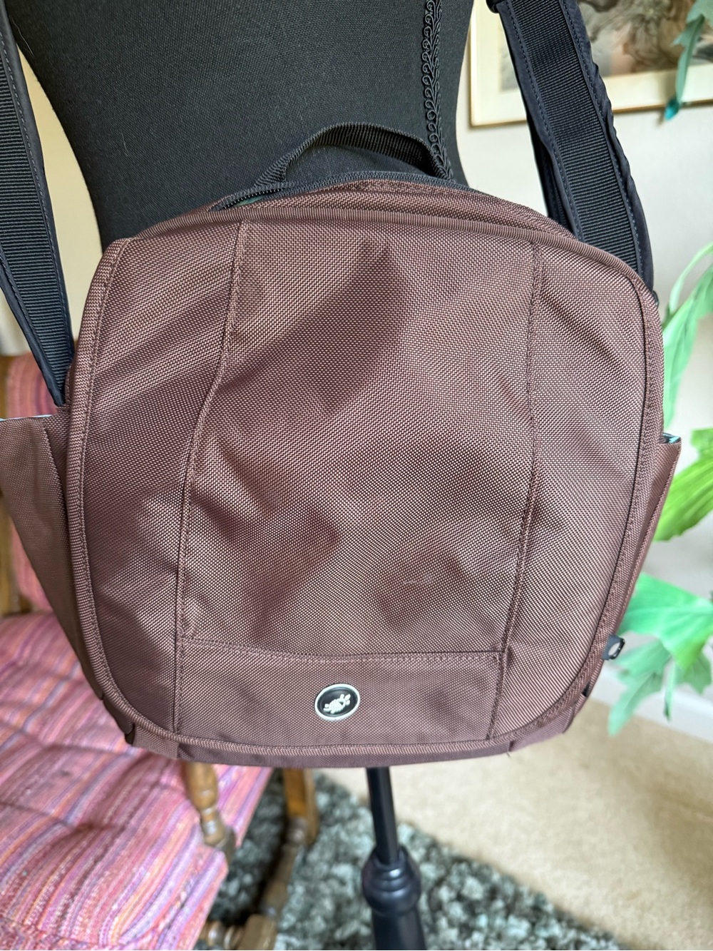 Pacsafe Brown Travel Anti-Theft Crossbody Bag